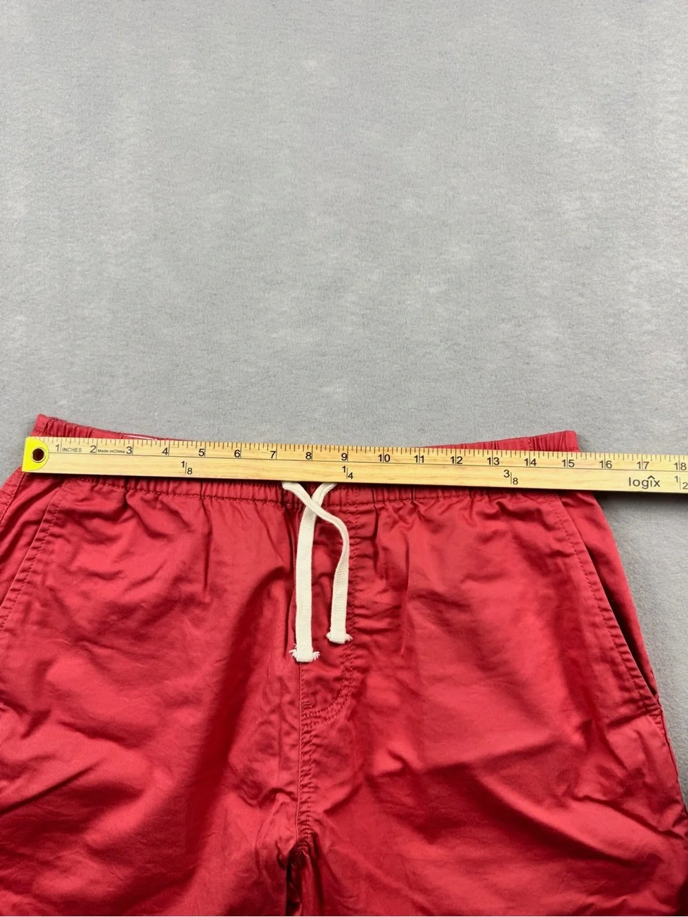 J Crew Shorts Mens Med Coral Dock Chino Elastic Waist Drawstring Stretch Preppy